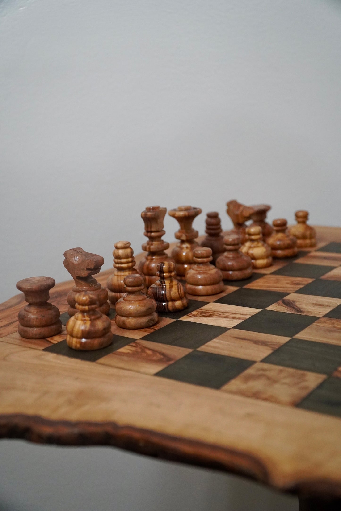 Rustic Chess Table