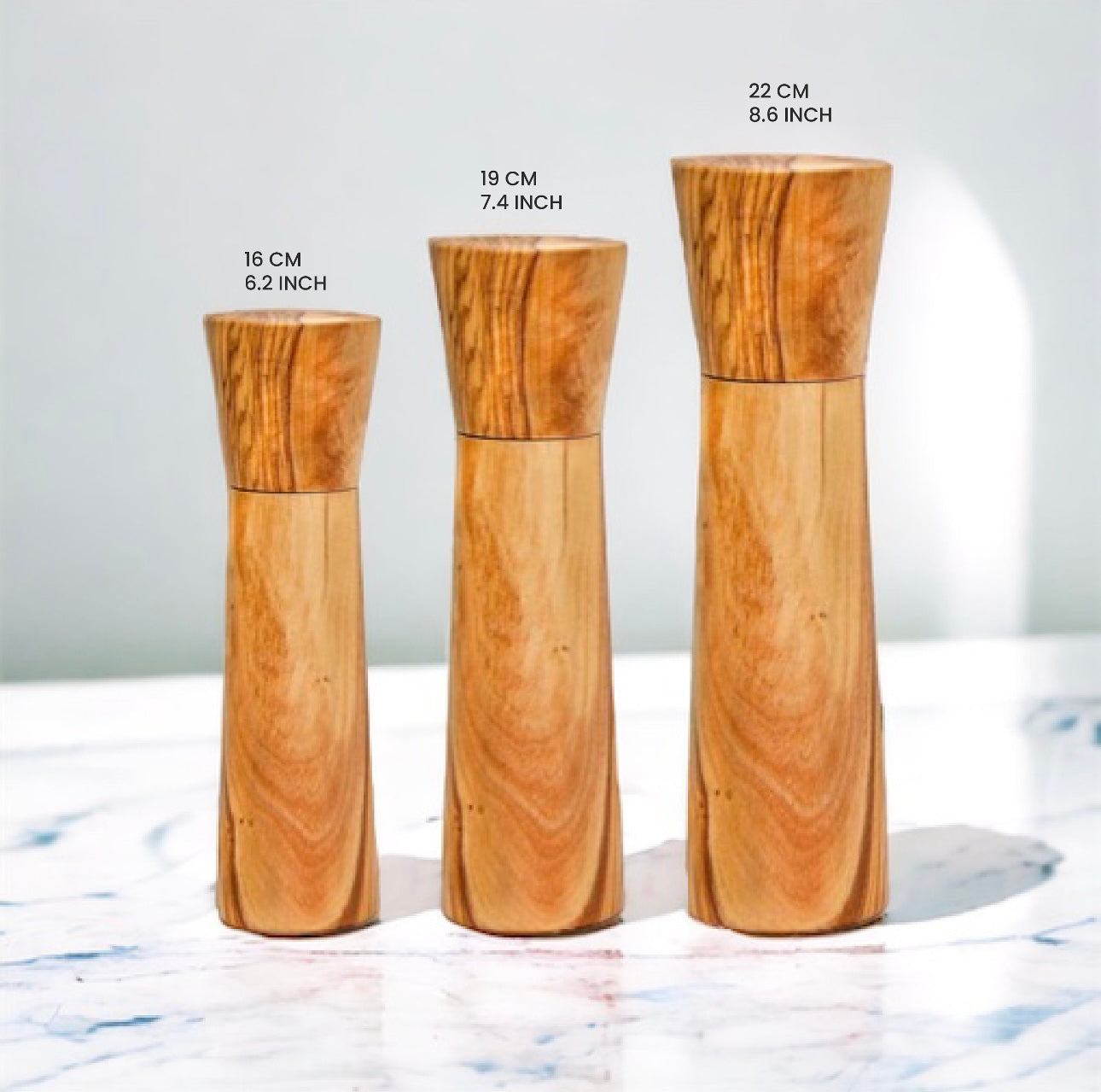 Handmade Olive Wood Spice Cracker - 3 pcs