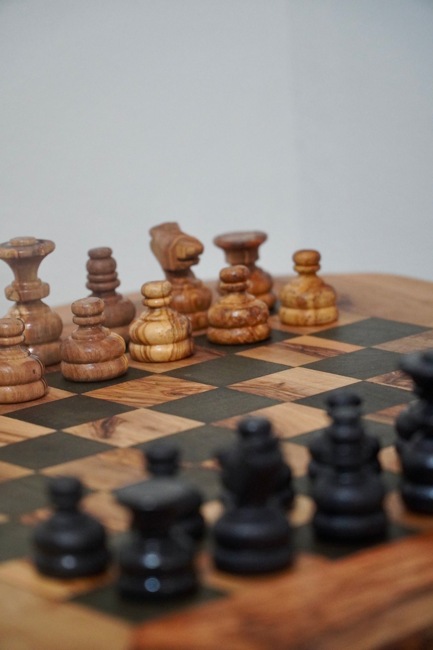 Rustic Chess Table