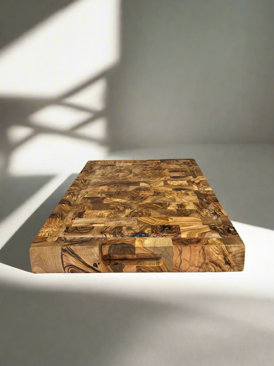 Premium Olive Wood Cutting Board - Handcrafted