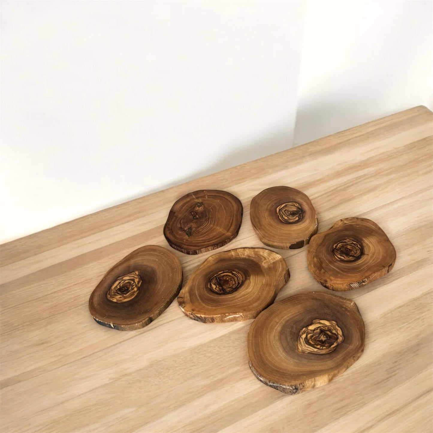 Handcrafted Olivewood Coasters