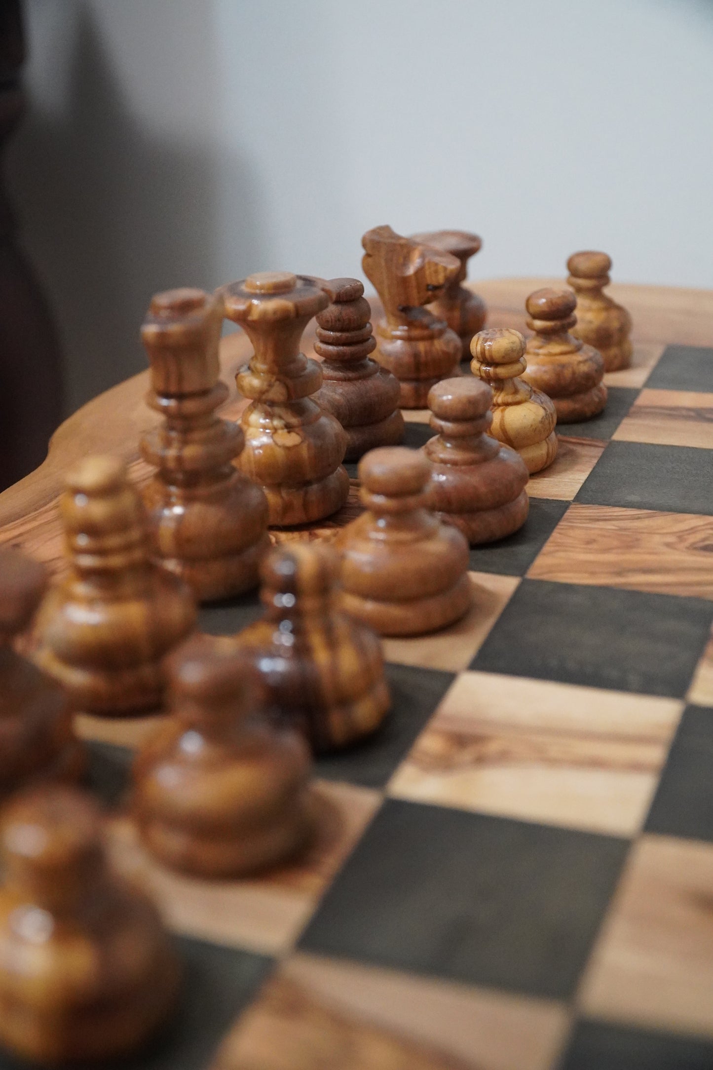 Rustic Chess Table