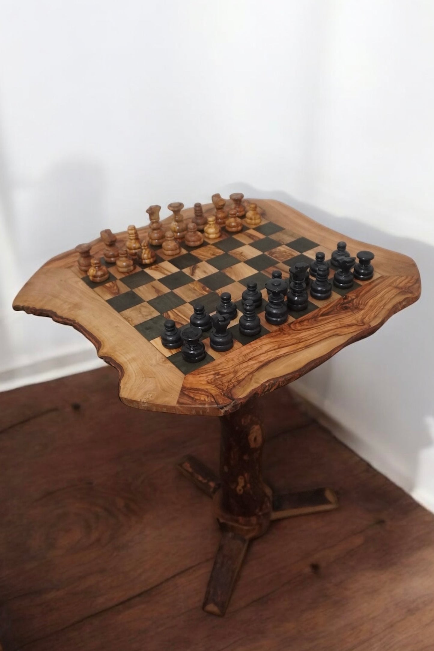 Rustic Chess Table