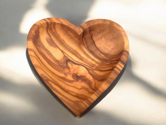 Olive Wood Heart