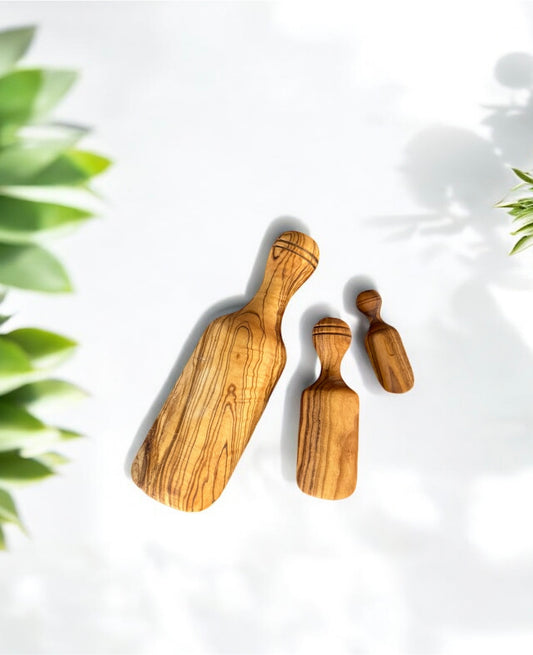 Olive Wood spices spoon - 3 pcs